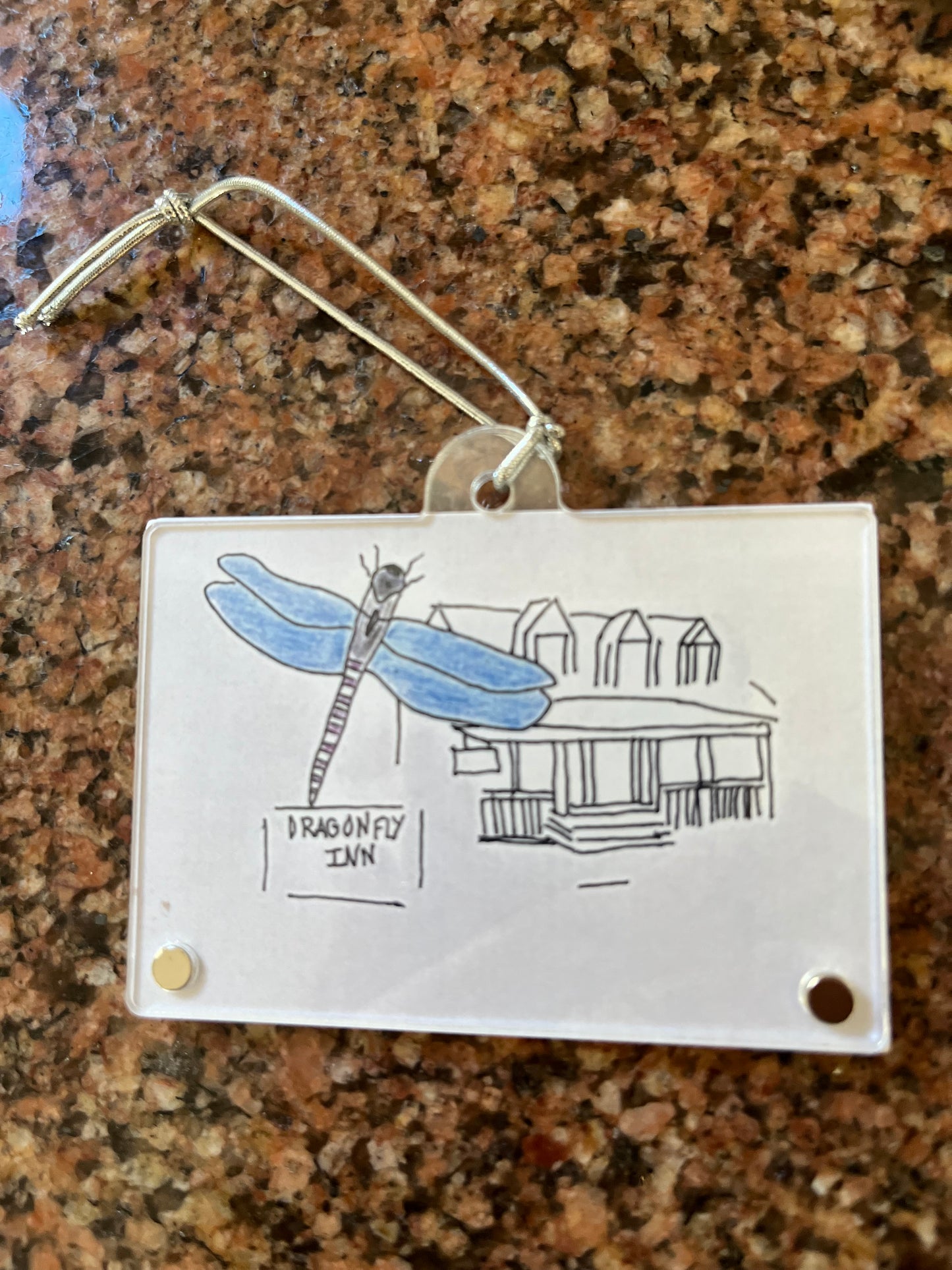 Dragonfly Inn Ornament/Magnet – Gilmore Girls Inspired | Featuring Original Artwork by Paula A. Kelleher