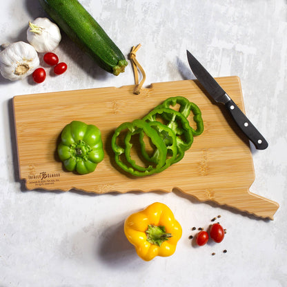 Connecticut Cutting Board with Artwork by Fish Kiss™