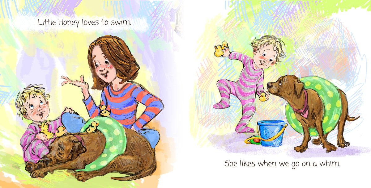 Little Honey Loves the Beach: A Rhyming Picture Book of Sunshine, Swimming, and Seaside Fun