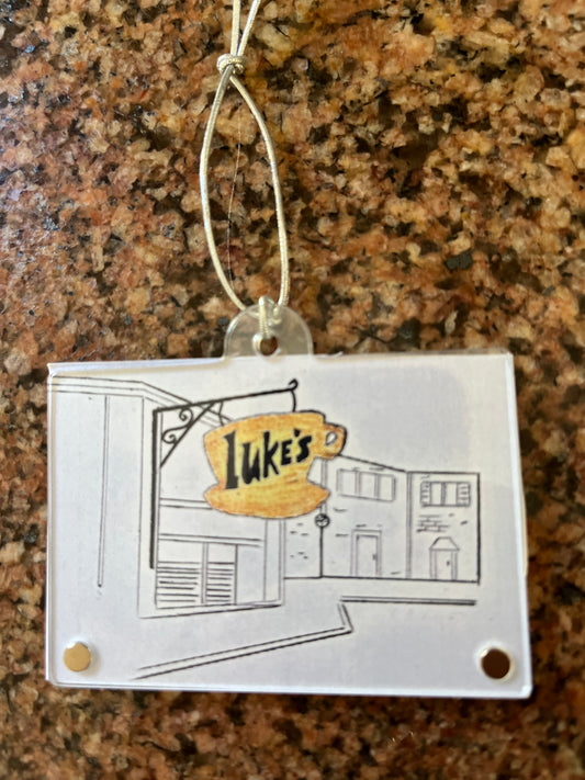 Luke’s Diner Ornament/Magnet – Gilmore Girls-Inspired Collectible | Featuring Original Artwork by Paula A. Kelleher (Copy)