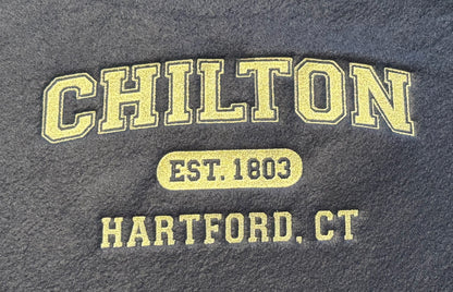 Fleece Tied Blanket with Chilton Quote