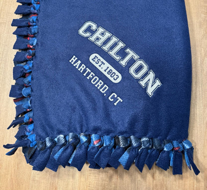 Fleece Tied Blanket with Chilton Quote
