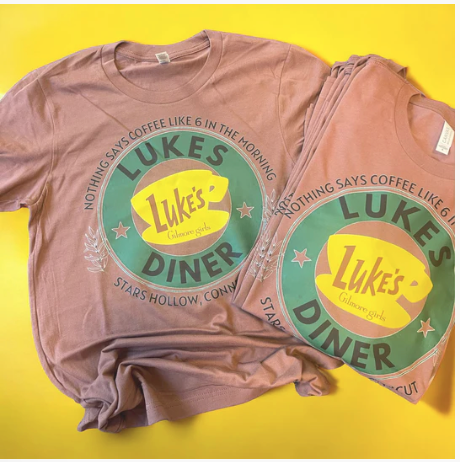 Luke’s Diner T-Shirt – Gilmore Girls Inspired | Chestnut Bella Canvas 3001