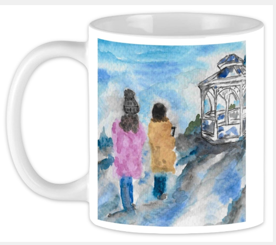 Stars Hollow Gazebo Mug – 15 oz Dishwasher Safe | Art by Kathy Ann Flynn