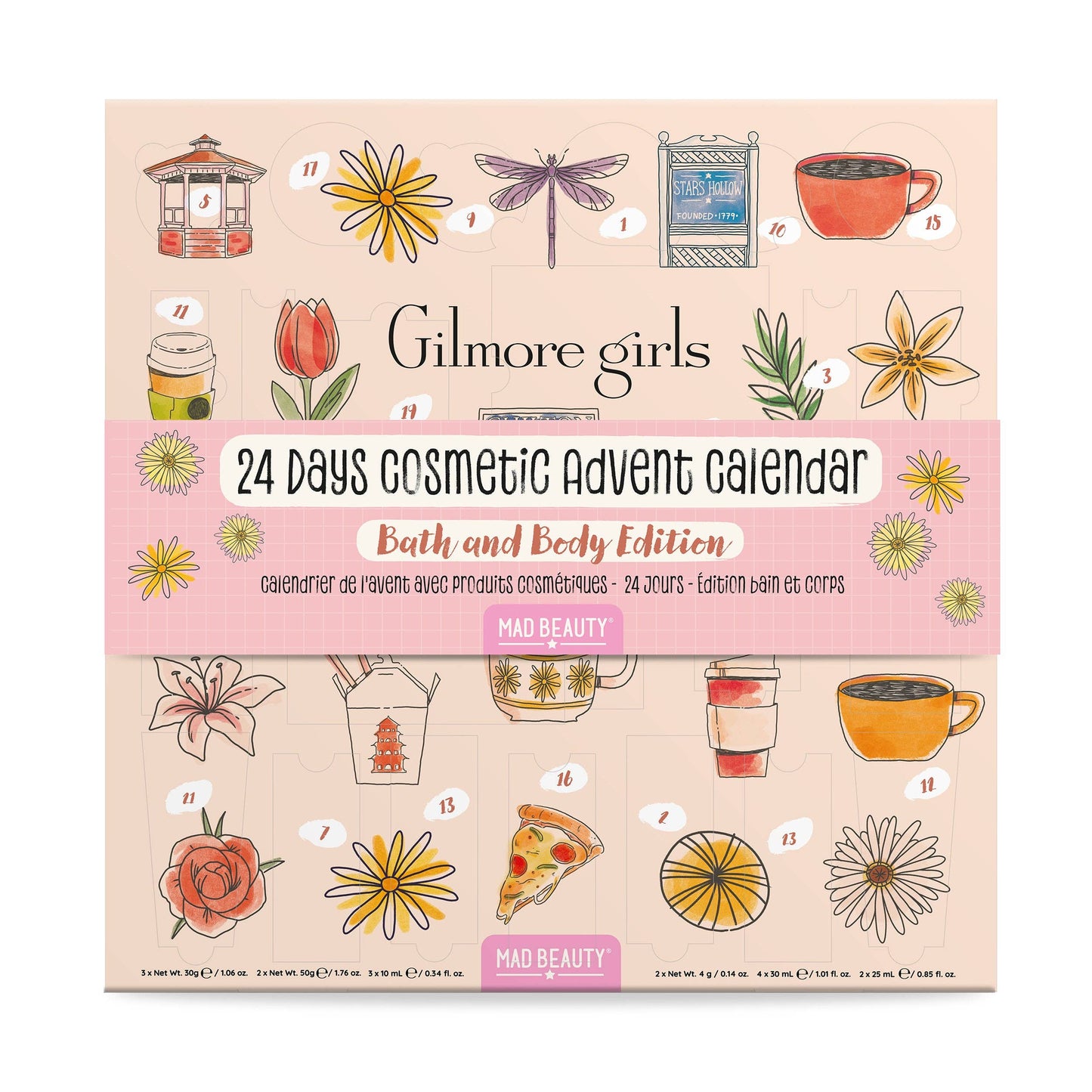 Advent Calendar Gilmore Girls 24 Day Bath & Body Edition