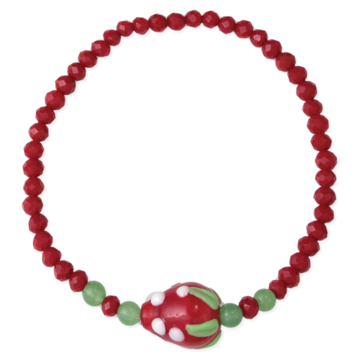 Berry Sweet Strawberry Stretch Bracelet