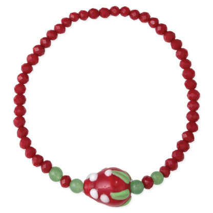 Berry Sweet Strawberry Stretch Bracelet
