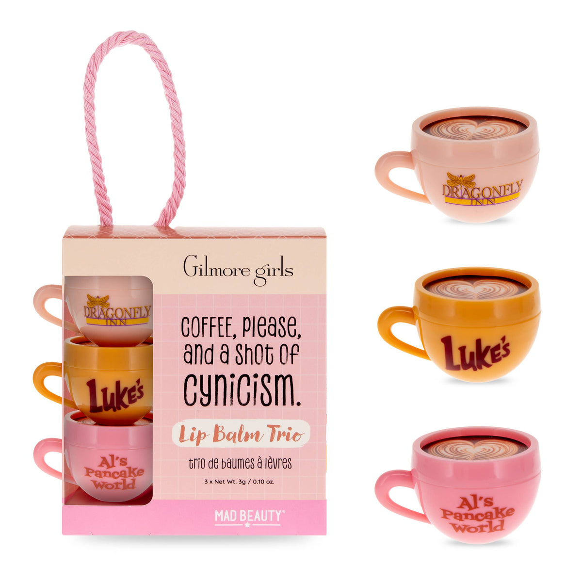 Gilmore Girls Lip Balm Trio Warner Bros