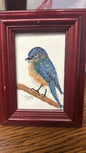 Miniature Umber Abstract – 3x4" Original Watercolor/Gouache on Paper by Tara