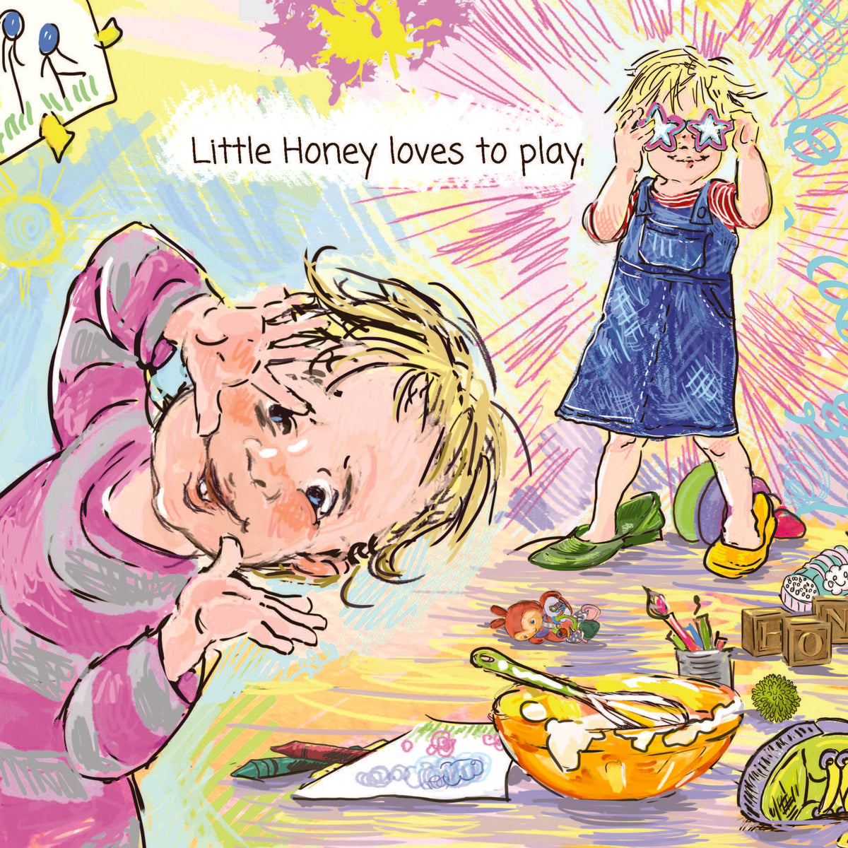 Little Honey Loves to Play: Children’s Book by Emily Gervasio