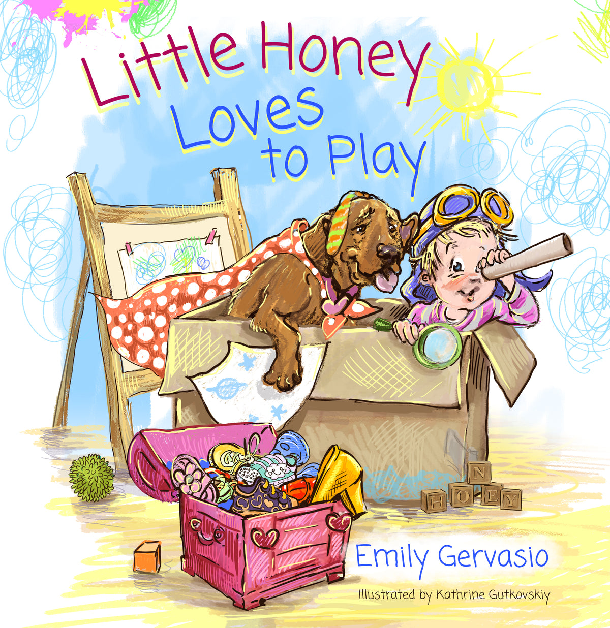 Little Honey Loves to Play: Children’s Book by Emily Gervasio
